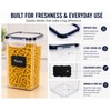 12PCS Food Storage Containers with Lids - Plastic Kitchen Pantry