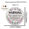 Leraverppy Enamel Pin,Warning This Is Proof I Have The Patience