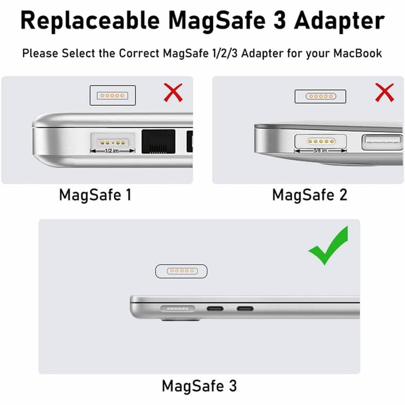 BEYEE - Adaptador USB C a magnético, tipo C a
