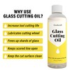 4oz Glass Cutting Oil is Used for Cutting Stained Glass,