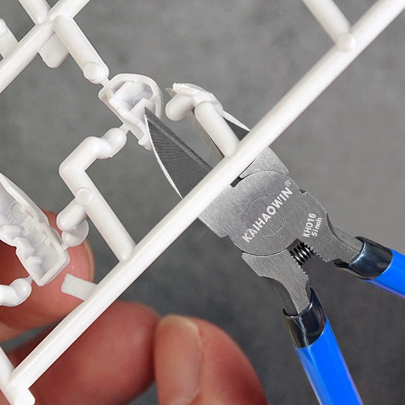 Wire Cutters 5", 5 Pack KAIHAOWIN Precision Flush Cutters Ultra