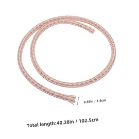 MERRYHAPY Copper HiFi Speaker Cable Audio Wire 12tc for Home Theater Car Speakers HiFi Systems and Amplifier Pure Sound Flexible Length 1m