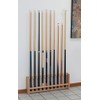 Wooden Mallet, 10, Unfinished Pool Cue Rack