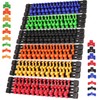 SWANLAKE Socket Organizer Set 18-Piece, 1/4-Inch x 96 Clips, 3/8-Inch