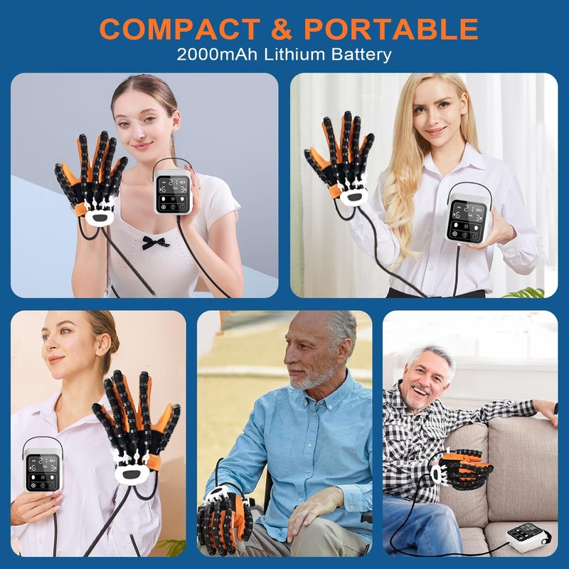 Rehabilitation Robot Glove for Stroke Recovery - Robotic Hand Therapy
