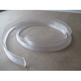 CRL Clear Shower Door Vinyl "T" Sweep and Seal - 36 in long