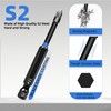 KASAFE 10-Piece Long PZ2/PH2 Magnetic Impact Driver Bits Set –