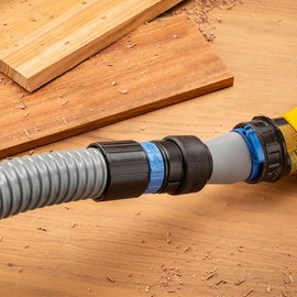 Dust Right Click-Connect Hose Adapter for FlexiPort 12' Fixed-Length Hose