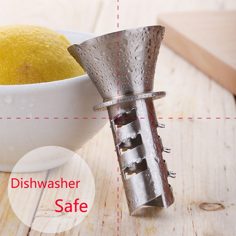 Best Utensils Stainless Steel Manual Lemon Juicer Squeezer Reamer 18/8