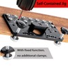 Cabinet Hinge Jig, Concealed Hinge Jig with Shelf Pin Jig,