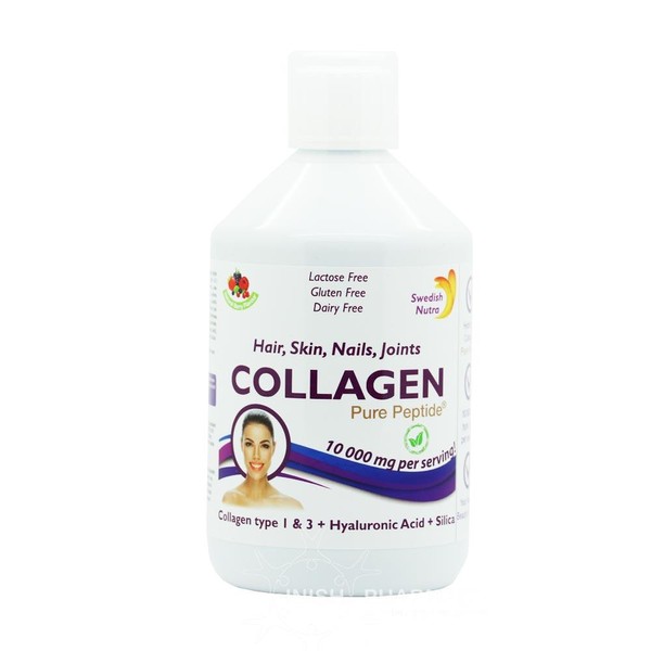 Swedish Nutra Collagen Pure Peptide 10000mg Liquid 500ml