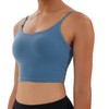Sujetador deportivo elástico con tiras para mujer, para yoga, sin