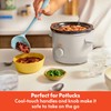 bella 1.5 Qt Slow Cooker with 3 Heat Manual Control,