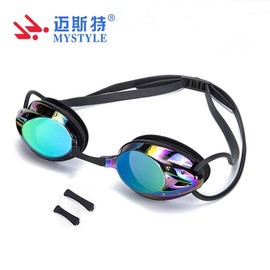 Adult Frameless Swimming Goggles - Waterproof, Anti-Fog, UV Protection One Size / Blue 5ea