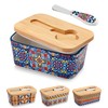 vancasso SIMI Butter Dish with Lid, 6.5" Large Butter Dish