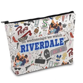 River TV Series Inspired Makeup Bag River Character Gift River Fan Gift On Wednesdays We Watch River-Dale Bag (River-Dale CA)