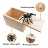 Spider in Box, 1 Piece, Spider Prank Box, Wooden Prank