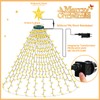 WUQNGI Fairy Lights Christmas Tree 200 cm 400 LEDs