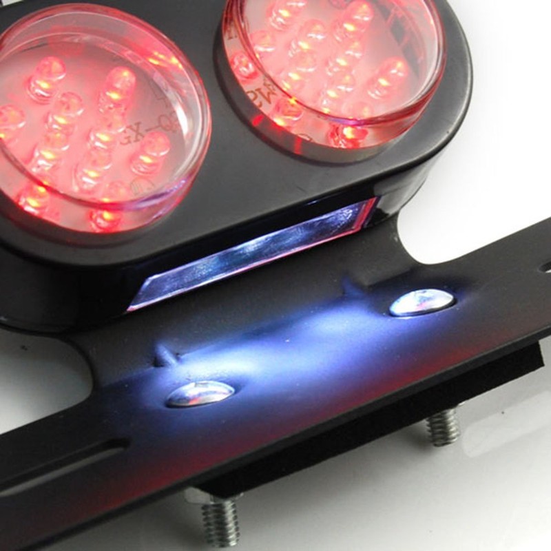Szmsy Motorcycle Tail Light Plastic Metal Material Bike Light Lamp