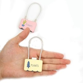 Creative Plastics and Metals Password Lock Lightweight Mini Suitcase Lock Backpack