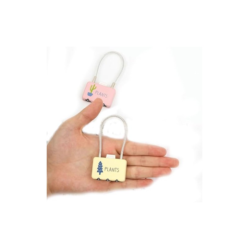 Creative Plastics and Metals Password Lock Lightweight Mini Suitcase Lock