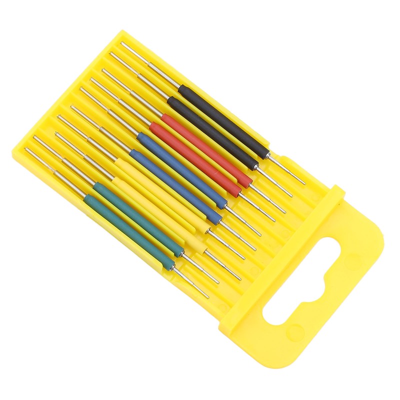 10Pcs Mini Grabber SMD IC Test Hook Clips Silicone Jumper