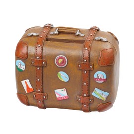 Miniature Suitcase "Reisekasse", approx. 8 x 5 x 6 cm