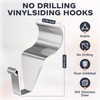 Cozcty 16 Pack Vinyl Siding Hooks, Siding Clips Heavy Duty