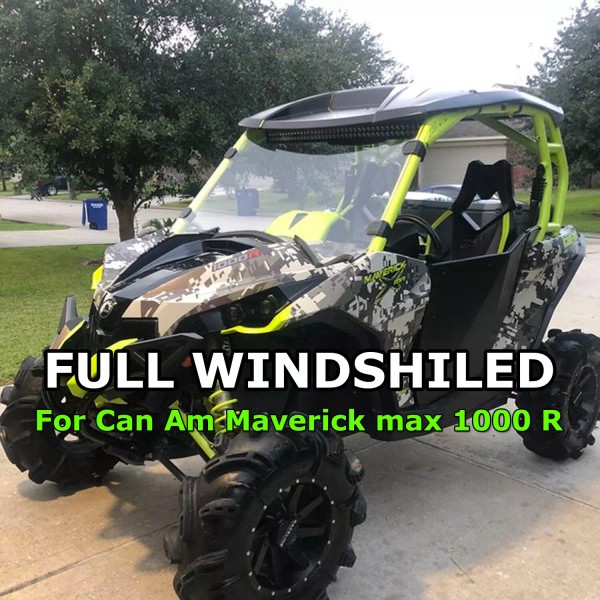 OUMURS For Can am maverick max 1000r 1/4" polycarbonate full