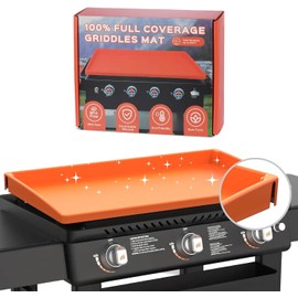 ERABAY Griddle,Heavy Duty Food Grade Silicone Griddle Cover,【Upgraded Full-Edge】 Grill Pads and Floor mats Protective BBQ Grill for Blackstone Protector