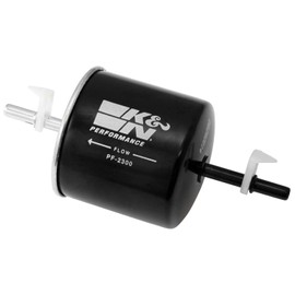 K&N Gasoline Fuel Filter: High Performance Fuel Filter, Premium Engine Protection, Compatible with 1982-2013 Ford, Lincoln, Mercury, Mazda Fuel Injected Gasoline Engines, PF-2300