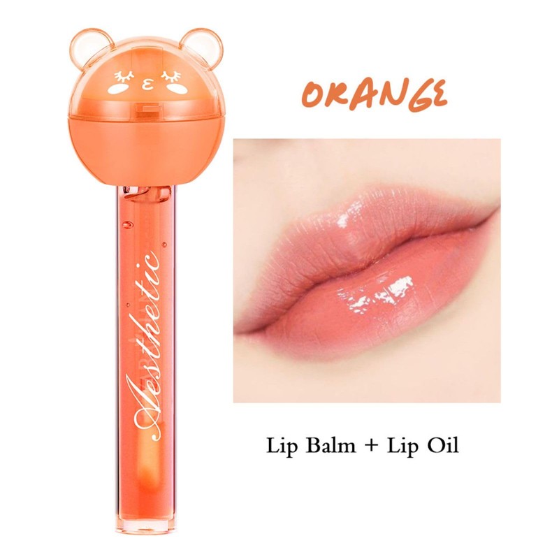 BeauFairy 2-in-1 Lip Balm Lip Gloss Set, 6 Pieces, Lip