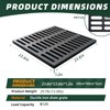 Cast Iron Drain Grate, 24 * 24in Outdoor Drain Cover,
