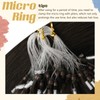 Sunny Micro Human Hair Extensions Darkest Brown Micro Ring Extensions