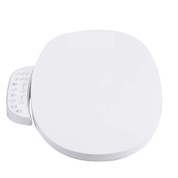 Universal Smart Bidet Toilet Seat Elongated Heated Auto Deodorization Nightlight