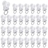 40 Pcs Curtain Track Roller Hooks Curtain Rail Ceiling Gliders