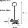Cast Iron Door Stopper with Handle, 4.88 Lbs Heavy Duty