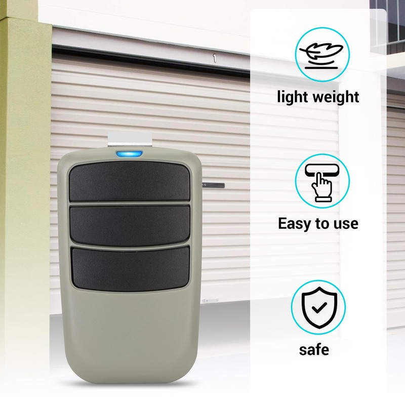 D3B Garage Door Opener Remote Control, Compatible with Guardian 2211-L
