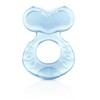 Nuby Silicone Teethe-EEZ Teether with Bristles, Includes Hygienic Case, Colors