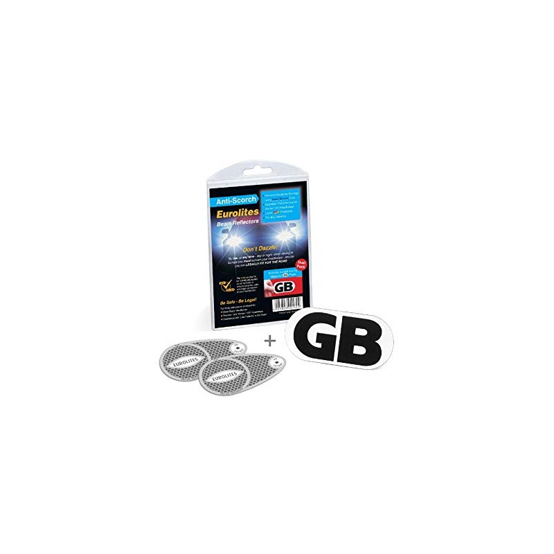 Travelspot SIM92160 Eurolites Headlamp Adapter and Magnetic GB Plate
