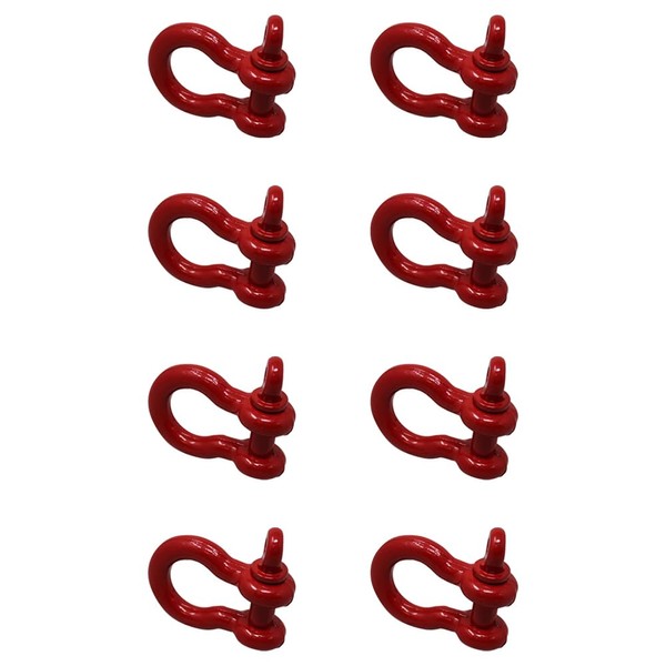 RAParts (8) 3/4" Shackle Screw Pin Clevis Anchor Bow Shackles