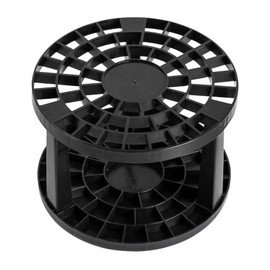 Ideen mit Herz Brush Holder, Diameter 14.4 cm, 10.1 cm High, 49 Compartments, Black, Ideal for Brushes and Pens