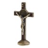 POFET Crucifix Jesus Christ Cross Statue Figurine For Car Home