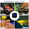 OQIMAX Aquarium Thermometer, Mini Digital Aquarium Thermometer, LED Display, Touch