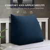 LELEFIDO Wedge Pillow Headboard Reading Pillow Triangular Backrest Support Pillow
