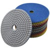 Konfor Diamond Polishing Pads Wet Buffing 5 Inch Disc for