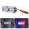 Motorcycle Warning Light 12V Flashing Strobe Psychedelic LED Tuning Tail Light Safety Light / 오토바이 경광등 12V 파박이 스트로브 싸이키 LED 튜닝 후미등 안전등