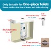 Ulinlo pouly 2-Inch Dual Flush Valve Replacement Kit for One-Piece