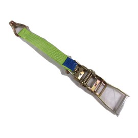 Recovery Ratchet Sets 50MM 4M 5T X2 (Round Slings Hi Vis Tie Down Straps Truck Wheel Claw Hook)