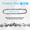 5pcs Mini Chainsaw Chains with Replacement Saw Chain Bar, 6
